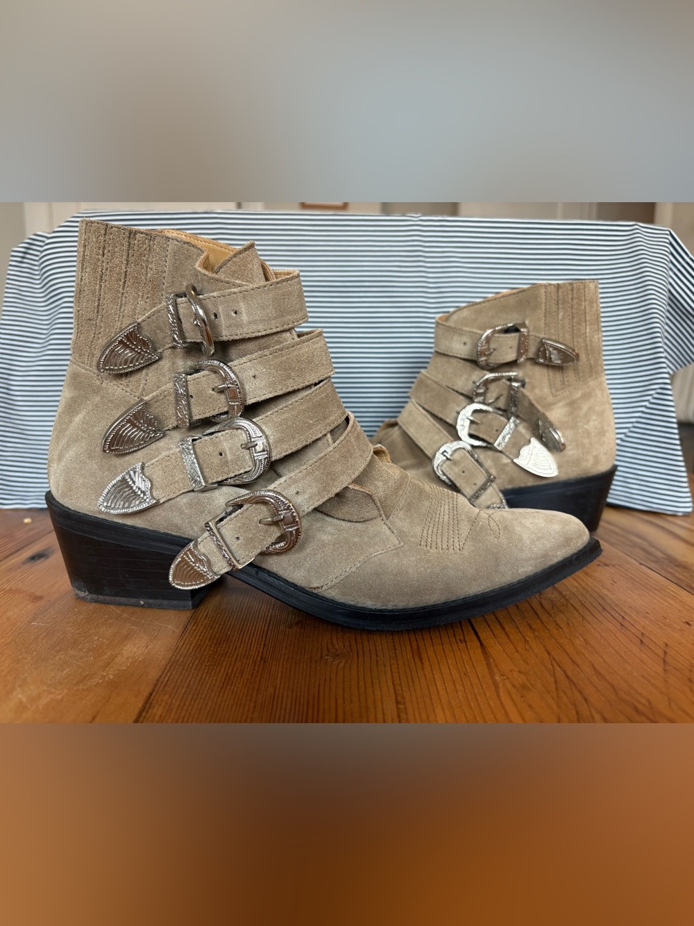 Toga Pulla Buckled Ankle Boots